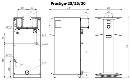 Котёл газовый Лемакс Prestige-20 150241