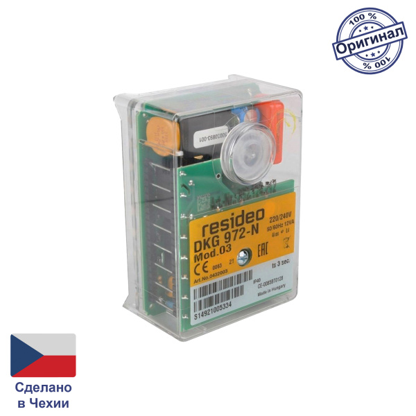 Блок управления горением Honeywell Resideo DKG 972-N MOD. 21 (0432021, 8718584071), DKG972
